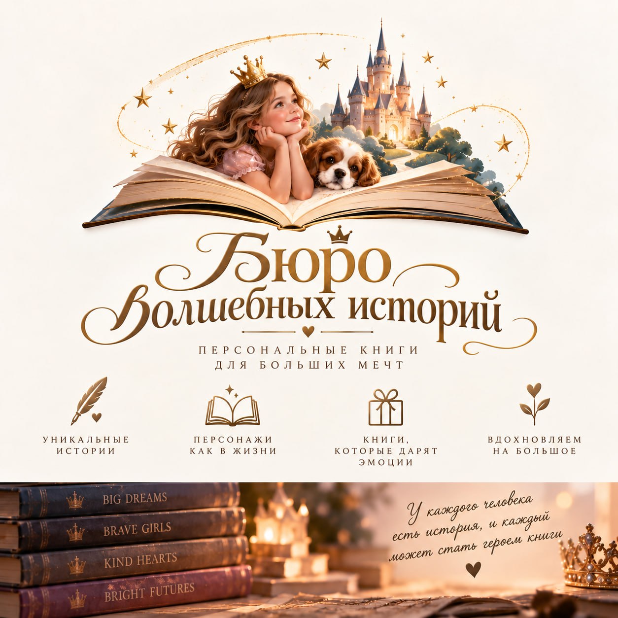 Бюро волшебных историй — персональные книги для больших мечт
